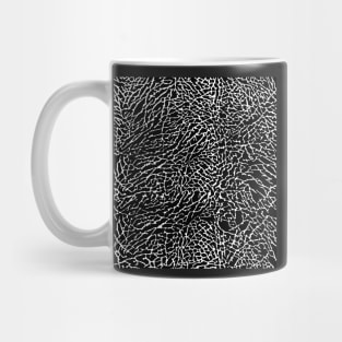 Black and White Elephant Animal Print Mug